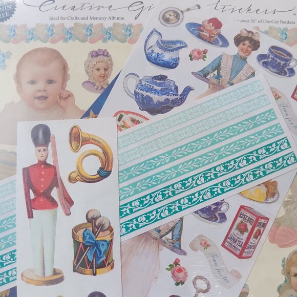 The Gifted Line by John Grossman Sticker Assortment Victorian Baby Wedding Toys - Picture 8 of 11